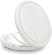 Valkyrie 1X 5X LED Işıklı Makyaj Aynası - Cep Çanta Cüzdan Aynası - 3