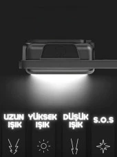3 Adet LED Mini Anahtarlık Fener Şarjlı Kamp Balıkçı Tamirci Için Çalışma Feneri Çok Fonksiyonlu Taşınabilir - 7