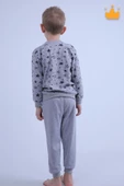 Babyhola 1-6 Yaş Unisex Kız Erkek Çocuk Pijama Takımı Ev Giyim Eşofman Takımı - 9
