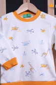 Babyhola 1-6 Yaş Unisex Kız Erkek Çocuk Pijama Takımı Ev Giyim Eşofman Takımı - 4