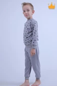 Babyhola 1-6 Yaş Unisex Kız Erkek Çocuk Pijama Takımı Ev Giyim Eşofman Takımı - 8