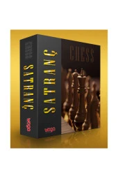 WOGA SATRANÇ KAHVE KREM TAKIM AHŞAP TABLA - 1