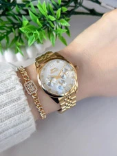 Slazenger İç Fonksiyonları Aktif Zirkon Taşlı 30 Mt Suya Dayanıklı Kadın Kol Saati BSL.9.91990.4.04 thumbnail 2