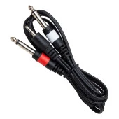 Powermaster PM-4284 3.5 Mm Stereo Erkek/2X6.3Mm Mono Erkek 1.5 Metre Kablo - 1