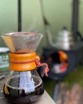 Campout Filtre Kahve Cam Set 400ml - 11