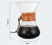 Campout Filtre Kahve Cam Set 400ml - 4