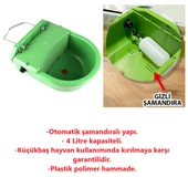 Otomatik Şamandıralı 4 Litre Plastik Hayvan Suluğu-2 Adet thumbnail 3