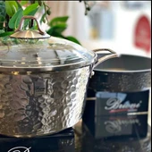 Brioni Copper 7 Parça Tencere Seti - Platin thumbnail 6