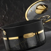 Brioni Selection Plus 28 Cm Derin Tencere - Siyah thumbnail 2