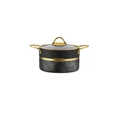 Brioni Selection Plus 22 Cm Derin Tencere - Siyah - 1