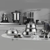 Kütahya Porselen Efes 18 Parça Çelik Güveç Tencere Çeyiz Seti-Çelik Kulp thumbnail 1