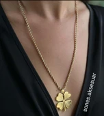 Yonca Çelik Takı Seti Sns500410 thumbnail 2