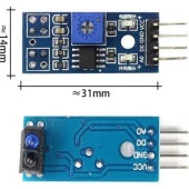 TCRT5000 Kızılötesi Sensör Modülü thumbnail 2