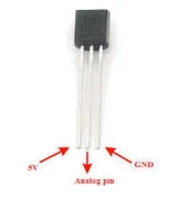 TMP36 Sıcaklık Sensörü thumbnail 2