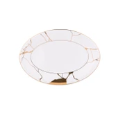 Jumbo Marble Bone 61 Parça 12 Kişilik Yemek Takımı thumbnail 9