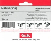 Fissler Düdüklü Tencere Orijinal Kapak Lastiği 26 cm - Yeni Model - 7