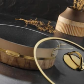 Brioni Selection Plus 28 Cm Basık Tencere - Krem thumbnail 2