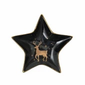 Karaca Home New Year Star Dekoratif Tabak 15 cm - 1