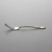 Nehir Adriana Altın Sade 84 Parça Kutulu Çatal Kaşık Bıçak Takımı thumbnail 7