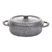 Aryıldız T-T Cast Alu Granitium 24 Cm Kısa Tencere - 1