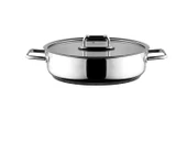 Aryıldız Colombus Metal Kulp Cam Kapak Basık Tencere - 26 Cm - 1