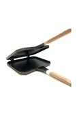 Taşhan T-0083 Greblon Kaplama Çıkarılabilir Plakalı Pratik Ocak Üstü Tost Makinesi-23.5x17.5 cm - 2