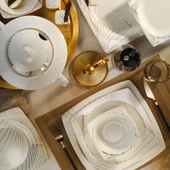 Kütahya Porselen 11705 Bone Mare 62 Parça Yemek Takımı thumbnail 1