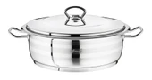 Safinox Flavia Çelik Kısa Tencere 36x13 cm-12 Litre - 1