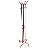 Ayaklı Metal Askılık Portmanto Kırmızı Renk - 1