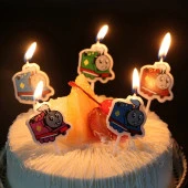 VIP THOMAS BIRTHDAY CANDLE THOMAS PASTA MUMU 5 ADET THOMAS DOĞUM GÜNÜ MUMU THOMAS DOĞUM GÜNÜ MUMLARI thumbnail 2