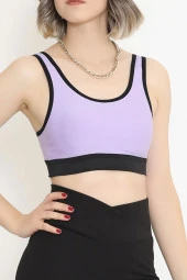 Kalın Askılı Büstiyer Lila - 3