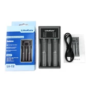 Liitokala Lıı-c2 2 Li Pil Şarj Cihazı Aleti 26700 26650 21700 18650 18350 20650 14500 Aa Aaa Modellere Uyumlu - 3