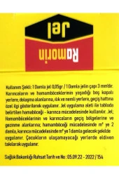 AGRODAL TARIM Ramorin Jel Hamam Böceği Karınca Mücadelesi Hazır Damla Yem 20 Gram - 3