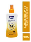 Chicco Latte Solare Spf 50+ Güneş Sütü Sprey 150ml - 1