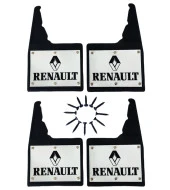 Renault 12 Toros Toros TSW Uyumlu 4 lü Ön-Arka Perçinli Paçalık Tozluk Çamurluk REN1RX024YD thumbnail 1