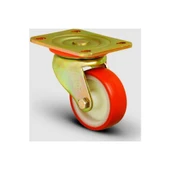 Oynak Tabla Bağlantılı, Burçlu, Poliüretan, Ağır Sanayi Tekerleği Çap:100 - Ed01 Zkp 100 - 1