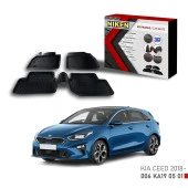 Kia Ceed -2018 için Uyumlu 3D Paspas - 1