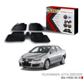 Vw Jetta 2005-2010 için Uyumlu 3D Paspas - 1