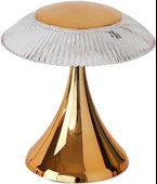 LW-31 Abajur Karistal Elmas Masa Lambası Romantik Akrilik Led Gece Lambası Gold - 5
