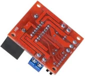 L298N Kırmızı Çift Motor Sürücü Kartı thumbnail 2