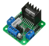 L298N Yeşil Çift H Bridge DC/Step Motor Sürücü Kartı thumbnail 1