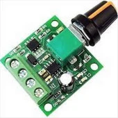 1.8V, 3V, 5V, 6V, 12V 2A PWM DC Motor Hız Kontrol Modülü thumbnail 1
