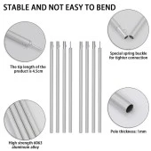 Madfox OEM Tarp 4x3 mt [ Güneş ve Rüzgar Koruma Brandası ] - 5