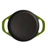 Sürel Potart 22 cm Yuvarlak Sahan Parlak Yeşil thumbnail 1