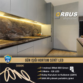 ORBUS GÜN IŞIĞI HORTUM ŞERİT LED 8W - 5 METRE - 1