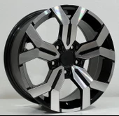 16 JANT 7 X 16 DY-1266 5X114.3 ET40 66.1 BLACK MACHINED XL - 1