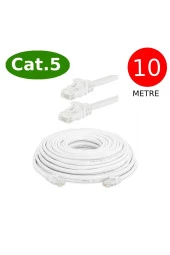Cat5 Network Ethernet Internet Kablosu Rj45 - Rj45 10 Metre Patch Kablo Uyumlu - 1
