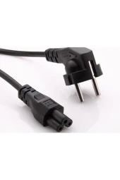Power Kablosu Laptop Pc Bilgisayar Notebook Adaptör Yonca Kablo Güç Kablosu Yonca Şeklinde 1,5 Metre - 1