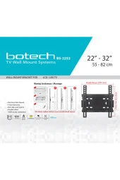 Led Tv Askı Aparati Sabit 22"-32" Inch Metal Döküm thumbnail 4