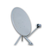 70cm Çanak Anten Set+ Çifli Lnb , 25 M Kablo + Hd Uydu Cihazı - 1